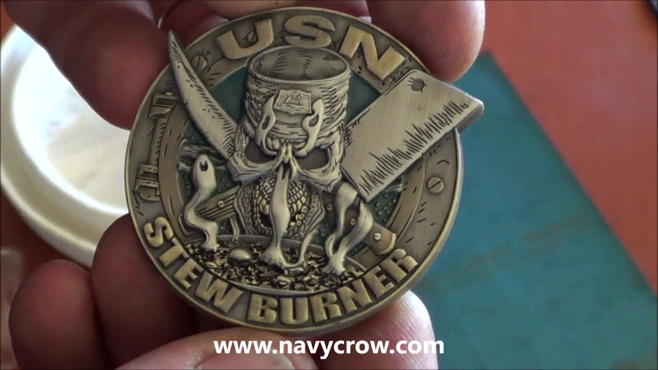 US Navy Culinary Specialist Navy Rate Veteran Collectible Challenge Coin