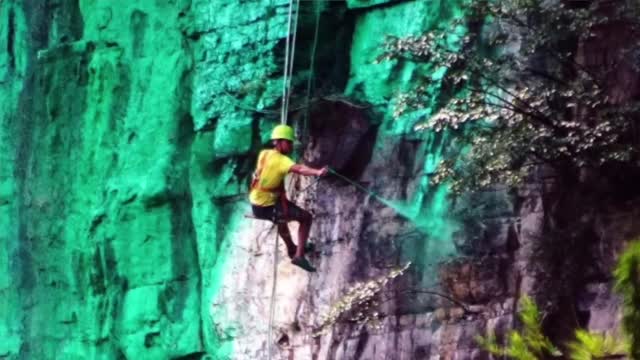 Locals Say China is Painting Crumbling Mountains to Look More “Earth Friendly”