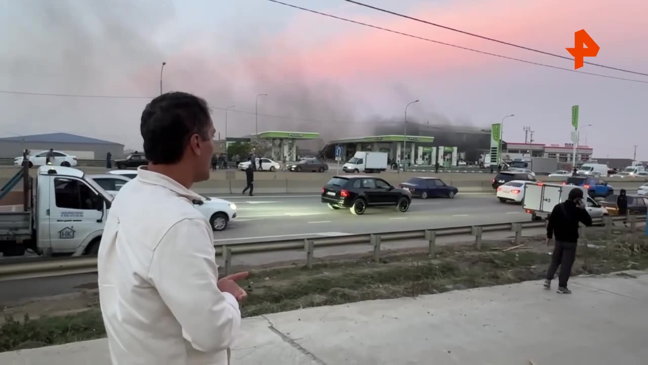 🔥💥 A gas station exploded in Makhachkala, Russia, there may be people