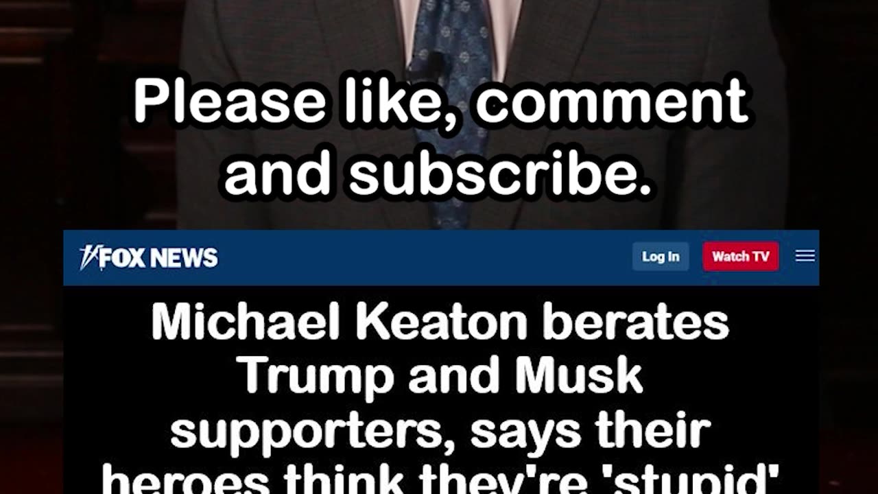 Michael Keaton Berates Trump and Musk Supporters