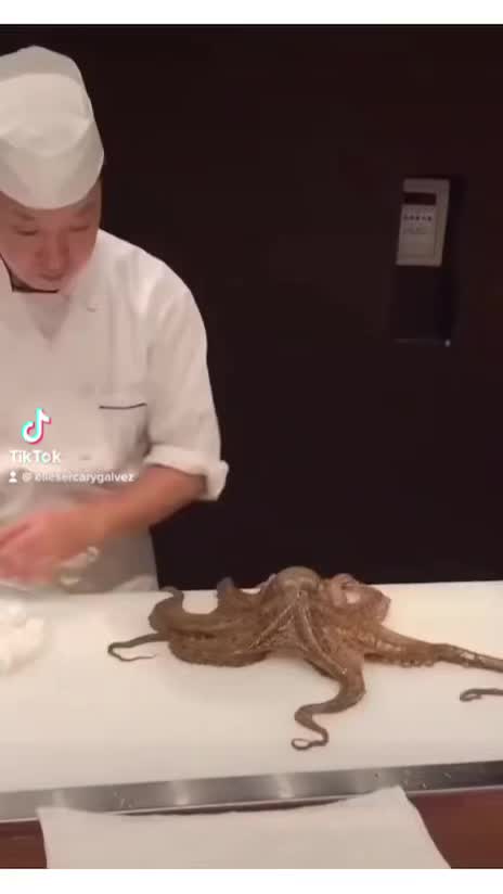 Pirates of the Caribbean the octopus gets his head cut off!!!