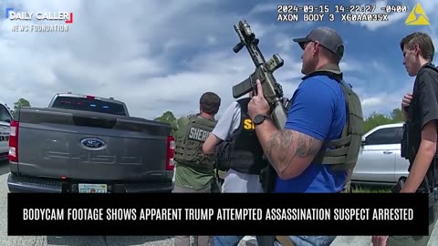 BREAKING: Bodycam Footage Shows Apparent Trump Attempted Assassination Suspect Arrested