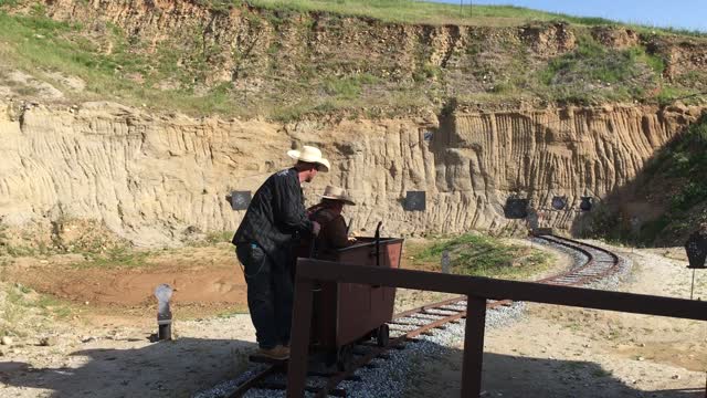 Fort Miller Aug 2018 Ore cart in reverse Mark