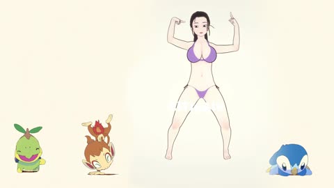 Hinatsuru Bikini Demon Slayer Pokémon dancing POKÉDANCE #mmd #Hinatsuru #DemonSlayer