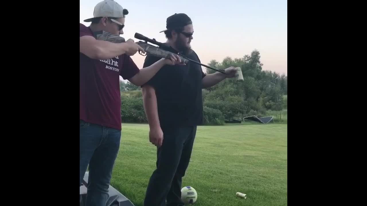 Air rifle beer shotgun