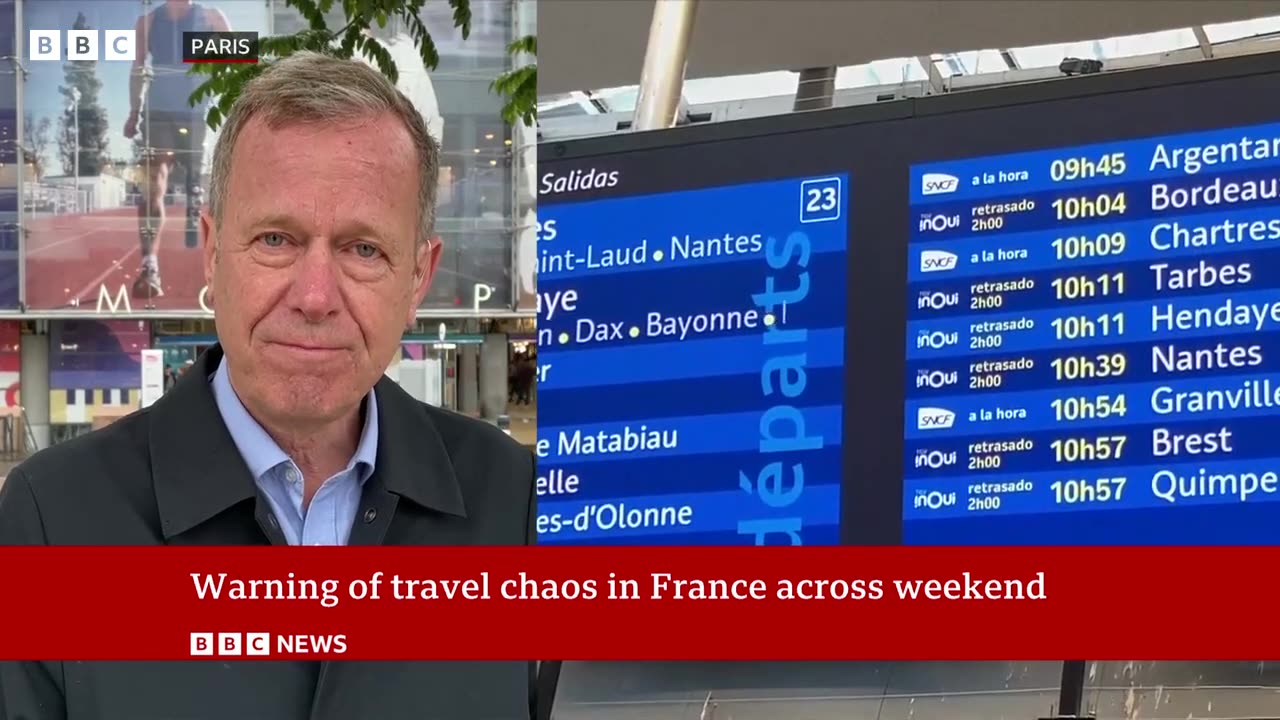 France travel disruption to last all weekend after arson attacks