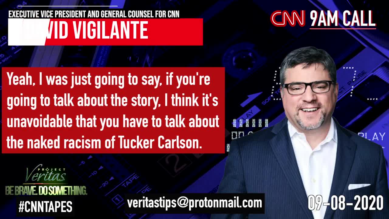 (4) #CNNTapes General Counsel David Vigilante SLAMS Fox News Tucker Carlson as Racist And Uninformed