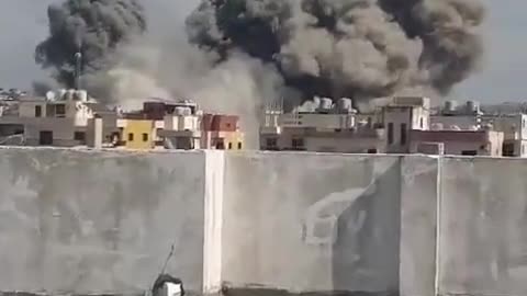 Israel carpet bombing on Bourj Al Shamali in Tyre district