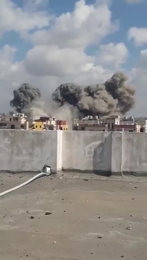 Israel carpet bombing on Bourj Al Shamali in Tyre district