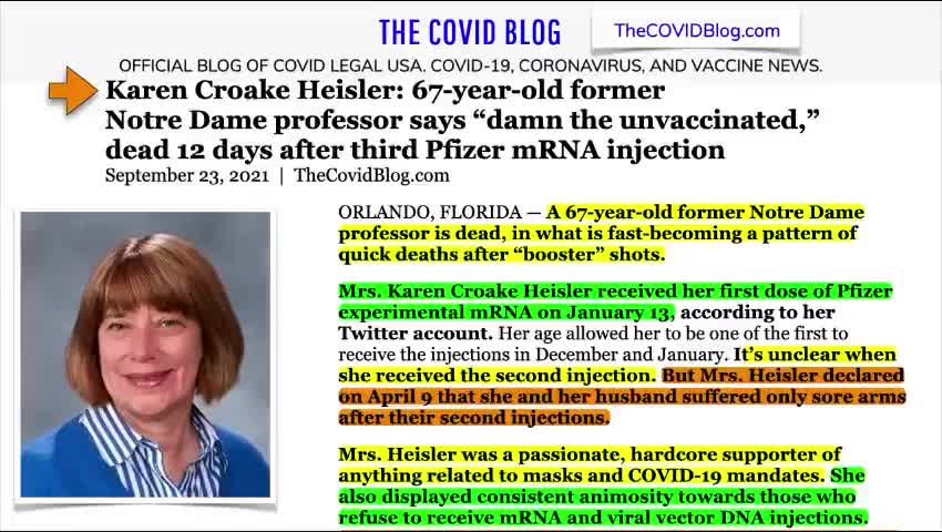 When a pro jab advocate killed by the jab