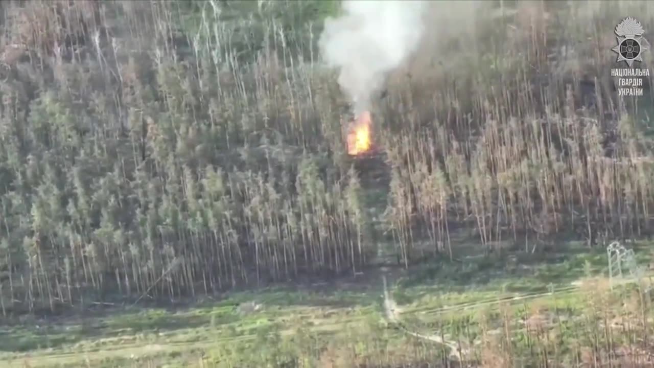 Targeted work of artillery, burning equipment and knocking out the invaders