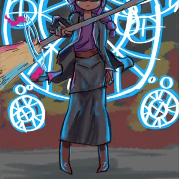 Black witch quick full speedpaint timelapse