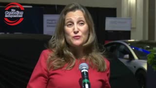 Watch: Chrystia Freeland warns of dark days ahead for Canada