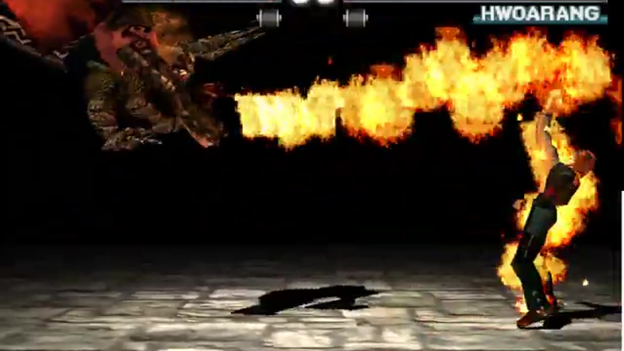 Tekken 3 Ogre True Secret Move - 'Hell Flame ' - Great Damage -Amazing Move - !! Must Watch !!