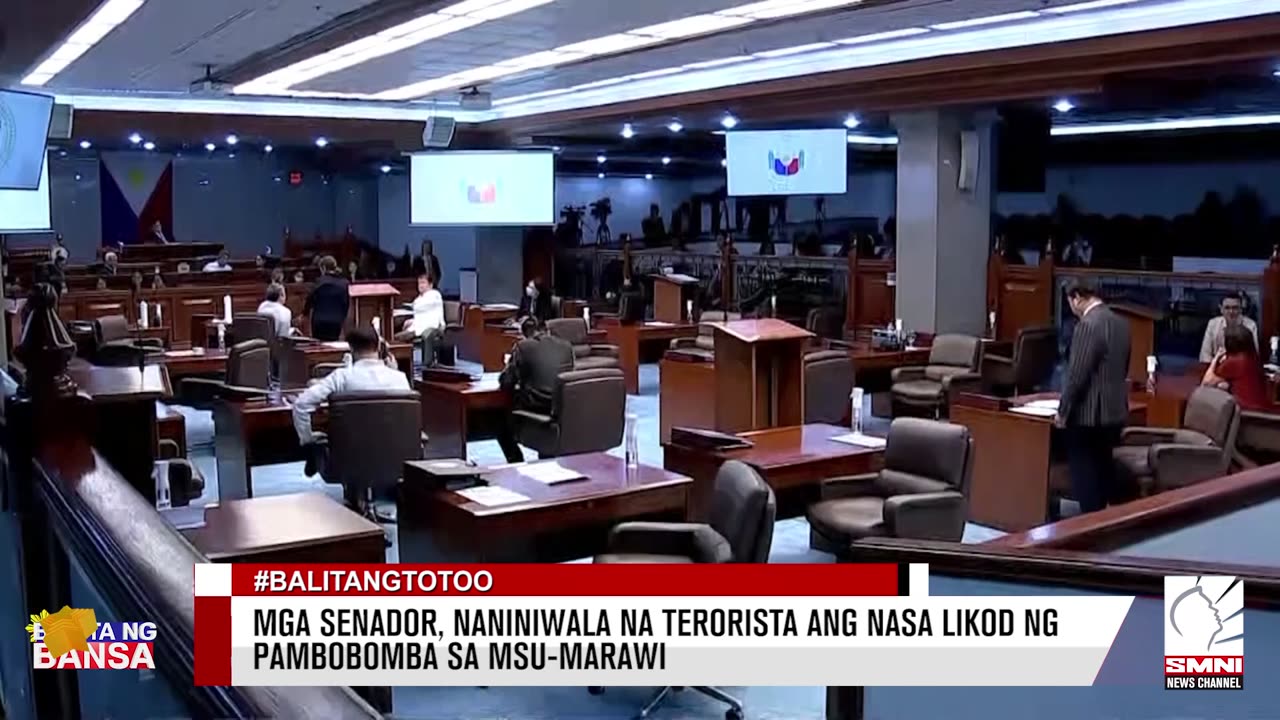 Mga Senador, naniniwala na t e r o r i s t a ang nasa likod ng p a m b o b o m b a sa MSU-Marawi