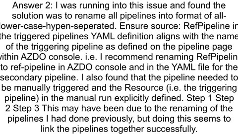 Unable to resolve latest version for pipeline templates this could be due to inaccessible pipeline