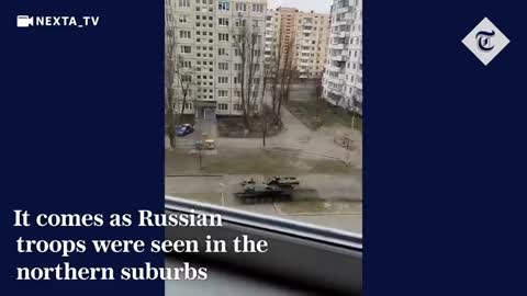 Russia Ukraine war Kyiv braces for battle as Russian tanks enter the city.