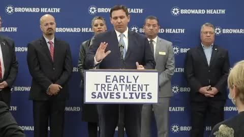 FL. GOV. DESANTIS: "You look what's going on in other states, they're letting hysteria drive them "
