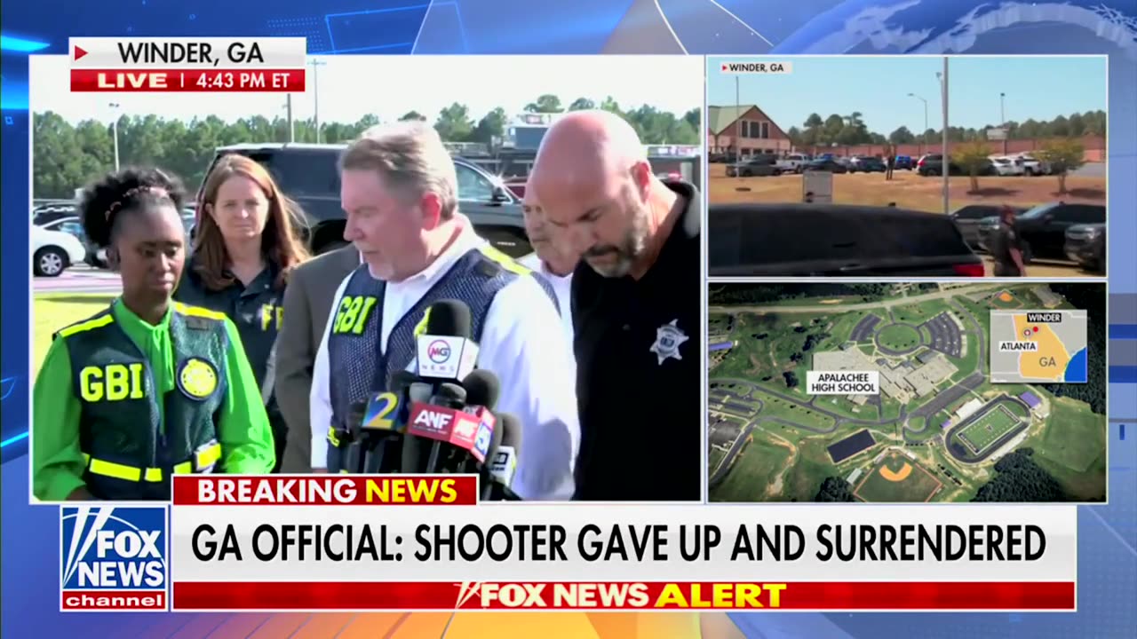 Officials Confirm Surrender Of 14-Year-Old Georgia School Shooter, Press