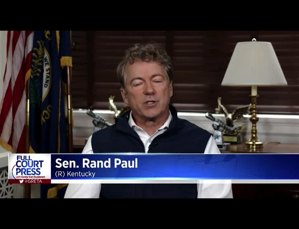 Rand Paul Destroys Masks, Mask Mandates, Says Be A Leader