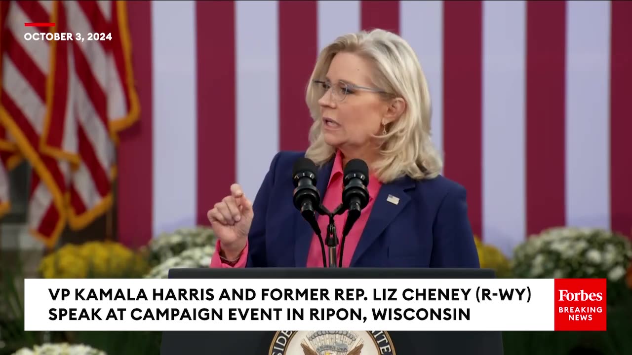 Liz Cheney Asks Voters To Reject The Depraved Cruelty Of Donald Trump During Kamala Harris's Rally