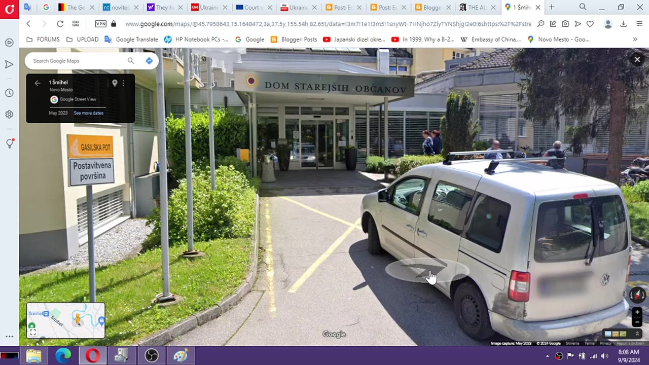 Ambulance driver MK Ultra incident accordingly with police instructions infront of home for elderly