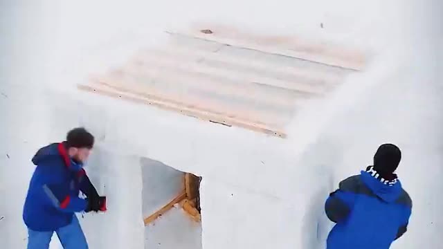 DIY Sauna from Snow - Extreme Comfort