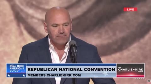 Dana White Gives great introduction speech to Trump walkout at RNC