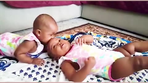 Top Videos Of Funny And Cute Twin Babies
