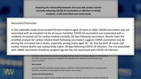 FL SURGEON GENERAL ON COVID VAX MANDATE: “A SNOWFLAKE HAS A BETTER CHANCE IN HELL.”