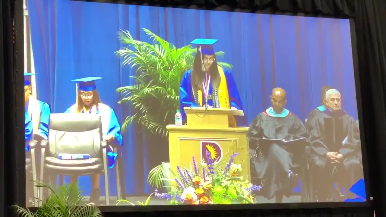 Entitled child hijacks valedictorian's speech to grievance-monger over race