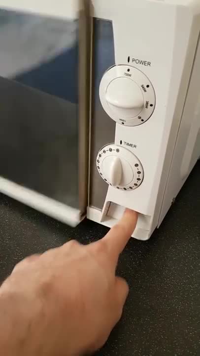 The microwave at work
