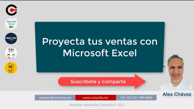 Proyecta tus ventas con Excel