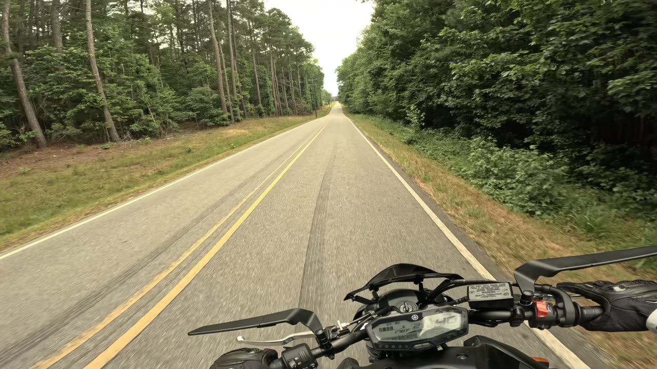 MT-07 Practicing Some Wheelies