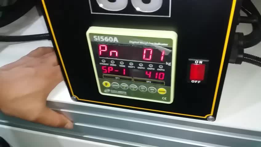 Install automatic cargo weighing machine meter