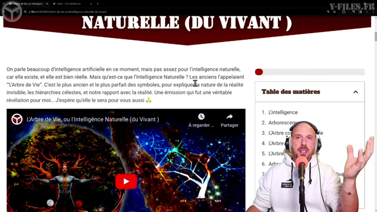 L'Arbre de Vie, ou l'Intelligence Naturelle (du Vivant )