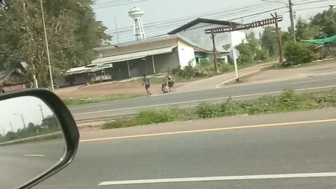Lending a Helping Hand to Disabled Man
