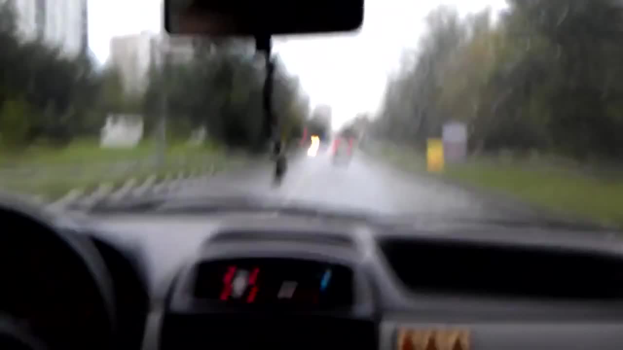 Man Drives Straight Into Truck