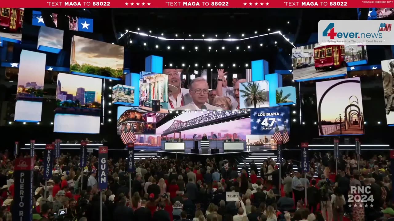 RNC 2024 🐘 Louisiana Cast all 169 delegates for Donald J Trump!