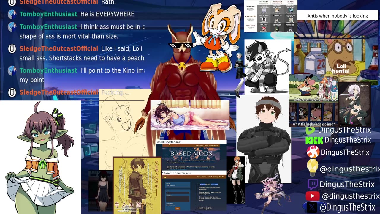 Dingus Discussion - What is loli? ft. Morphbox, Peter Claymore, and Jinfinitas
