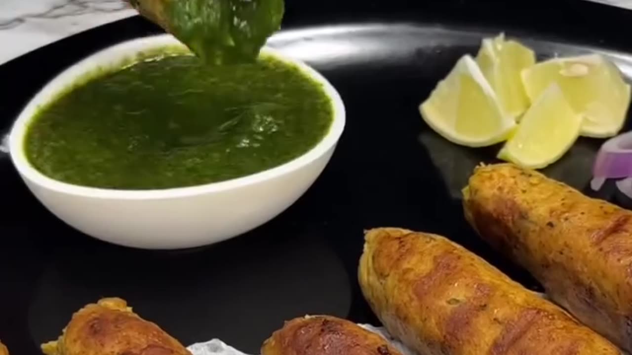 Chicken Seekh Kabab Recipes with ASMR Cooking sound recipe 👍▶️