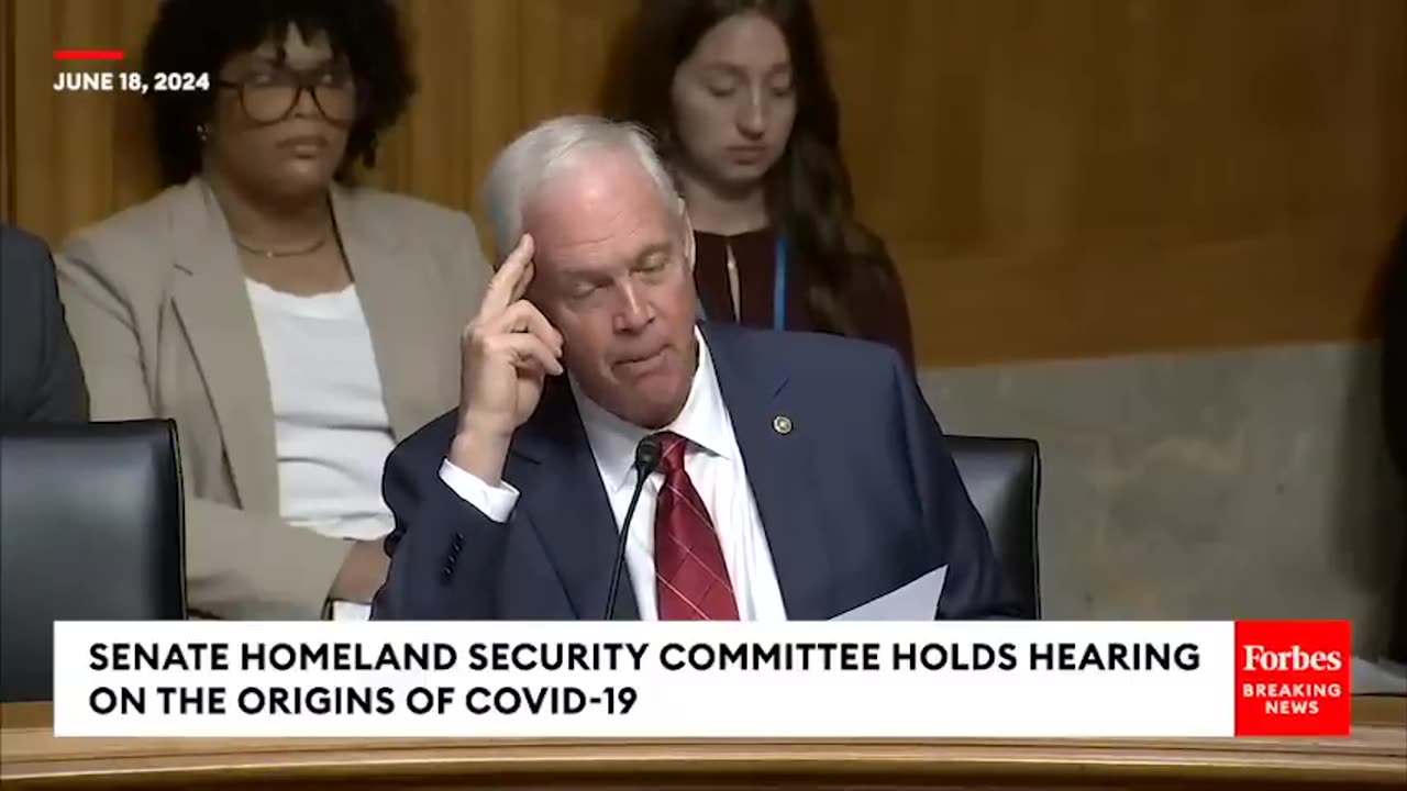 Ron Johnson Confronts Doctor He Claims 'Engaged In A Cover-Up' With Fauci - 18 Jun 2024