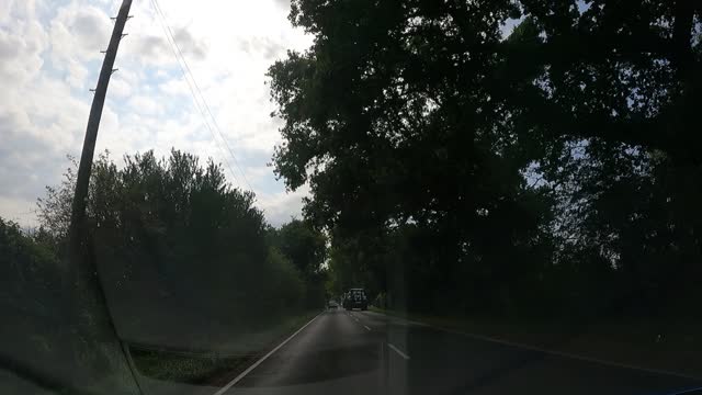 Driving to a beach. Hampshire