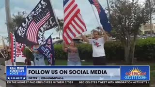 MAGA Supporters Show Up IN FORCE To Welcome Trump Back To Mar-a-Lago