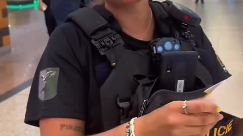 Arrest me please 😍I surprised a beautiful policewoman