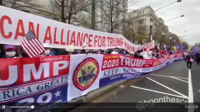 Chinese Americans fight for Trump at Trump Rally 12.12.2020