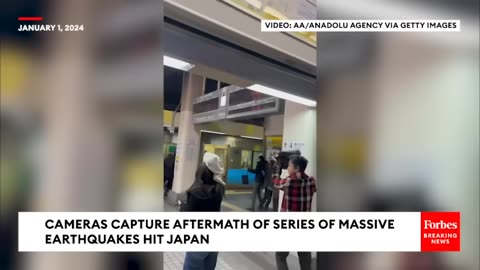 SHOCKING FOOTAGE- Cameras Capture Moments When Earthquakes Hit Japan, And Aftermath