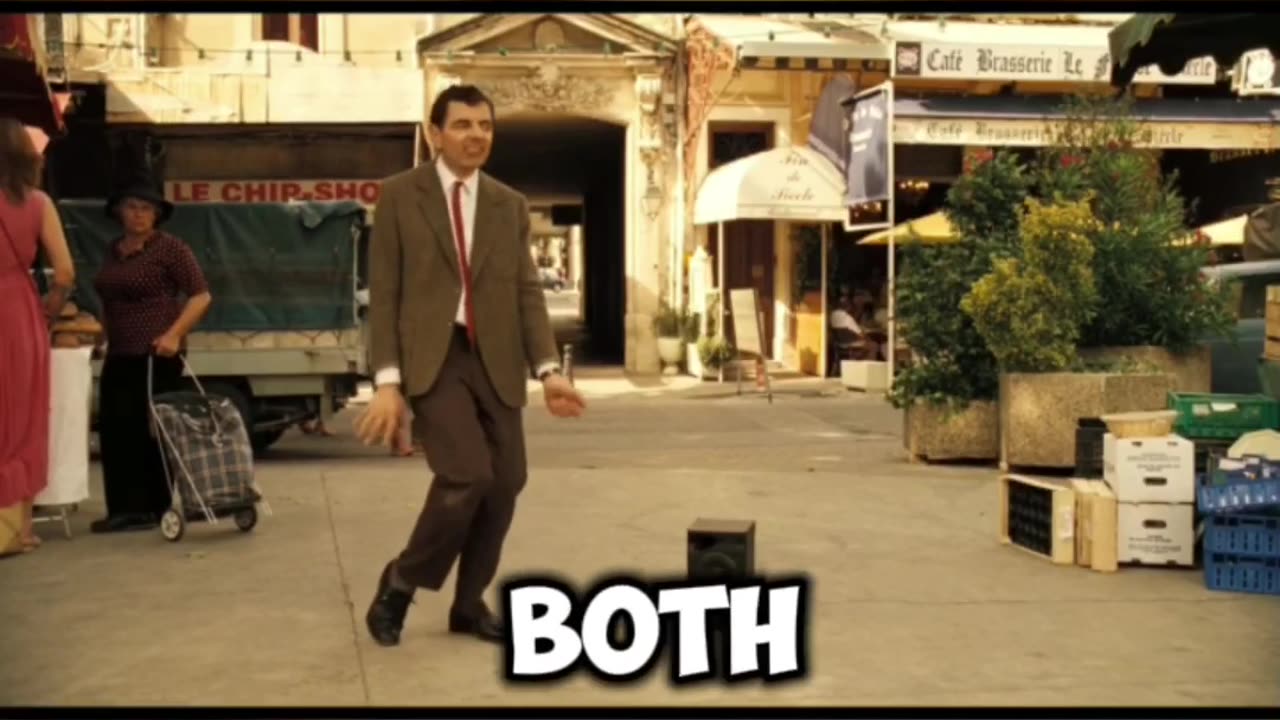 Mr bean holidays, Mr bombastic scene