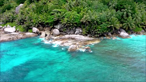 A Beautiful Beach With music