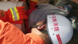 3yo Boy Freed After Trapping Head In Concrete Cylinder
